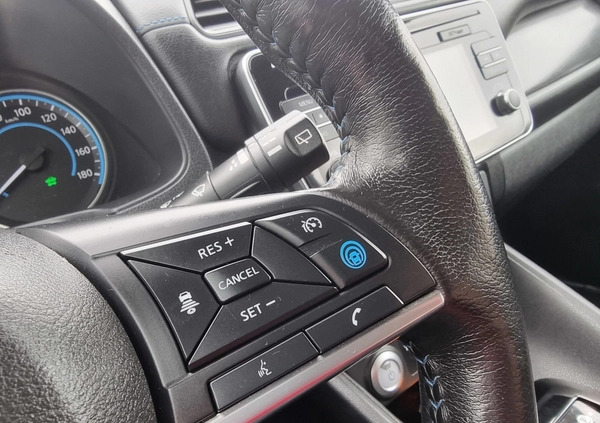 Nissan Leaf cena 72700 przebieg: 72000, rok produkcji 2019 z Wyśmierzyce małe 596